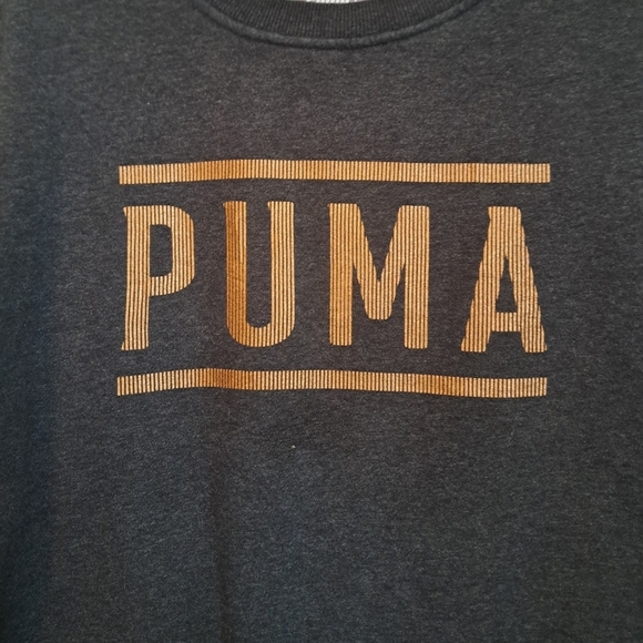 PUMA Athletic Fleece sweater Dress COMFY casual long sleeve pockets grey XS - Picture 7 of 10